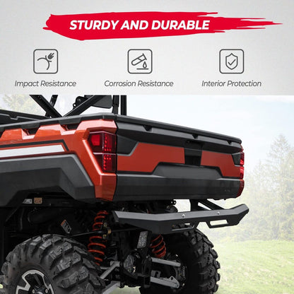 Kemimoto '18-'24 Polaris Ranger XP 1000 Rear Brushguard Bumper