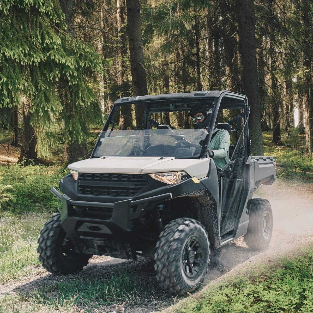 Kemimoto '18-'24 Polaris Ranger XP 1000 / Crew Under Seat Storage Box