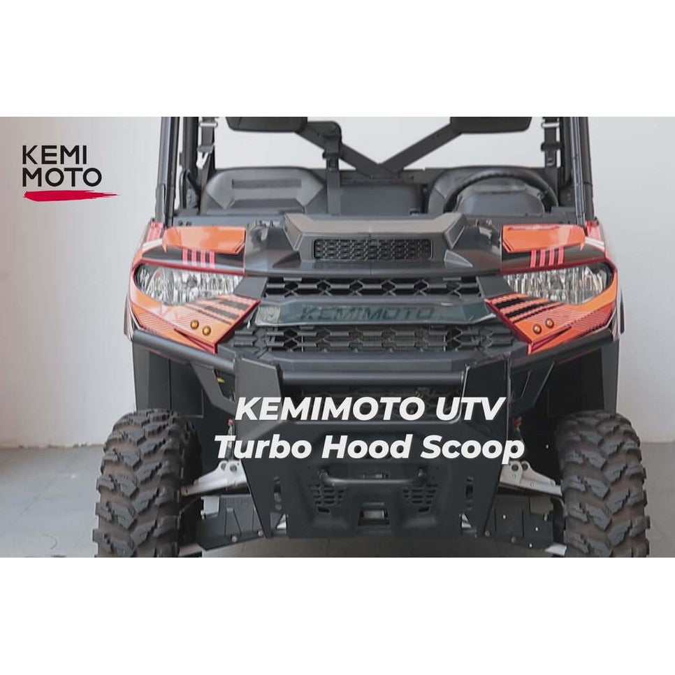 Kemimoto '18-'24 Polaris Ranger XP 1000/Crew Hood Scoop