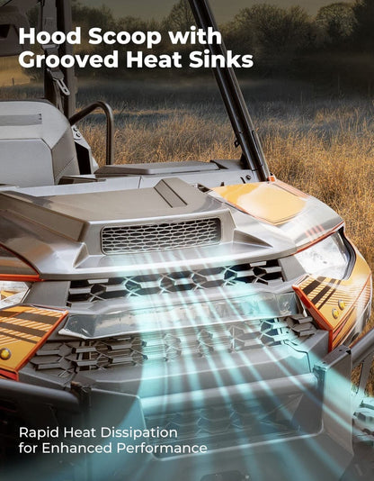 Kemimoto '18-'24 Polaris Ranger XP 1000 Hood Scoop