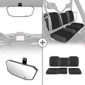 Kemimoto '18-'24 Polaris Ranger XP 1000 Rear View Mirror & Seat Cover