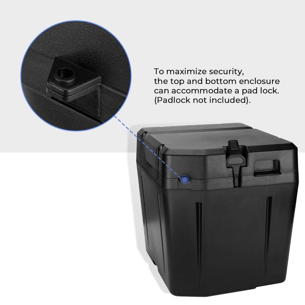Kemimoto '18-'24 Polaris Ranger XP 1000 UTV Waterproof Seat Cover & Under Seat Storage Box