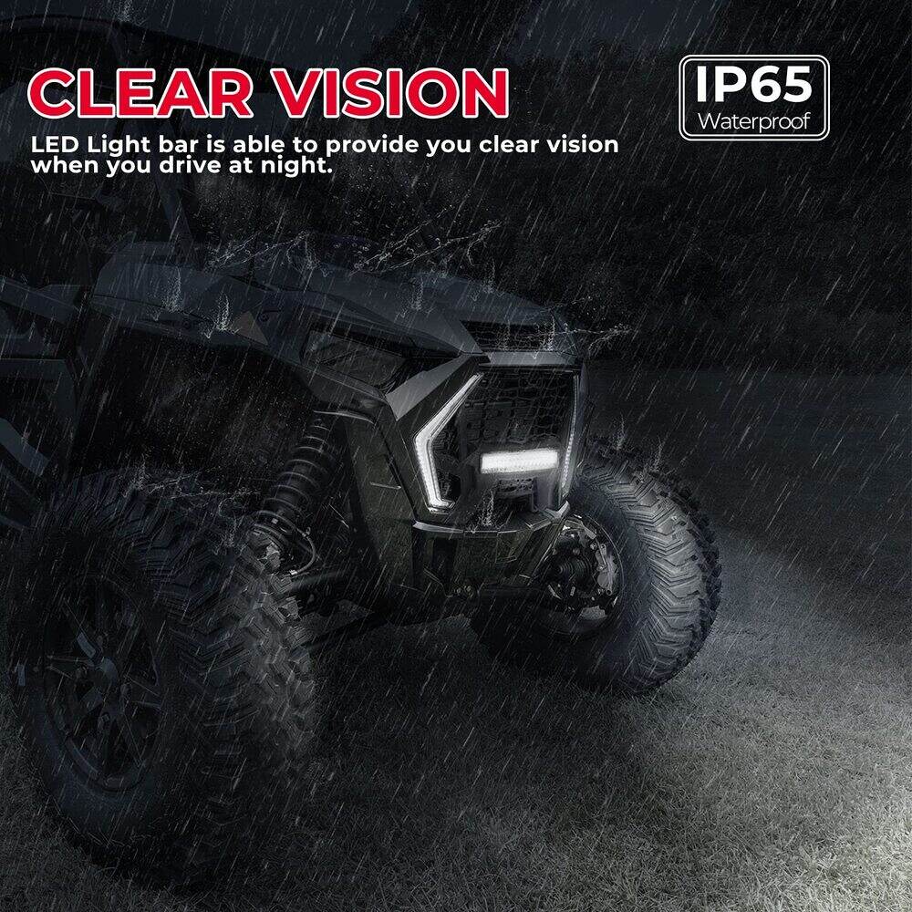 Kemimoto '19-'23 Polaris RZR XP 1000  Fang Lights & Front Grill Light