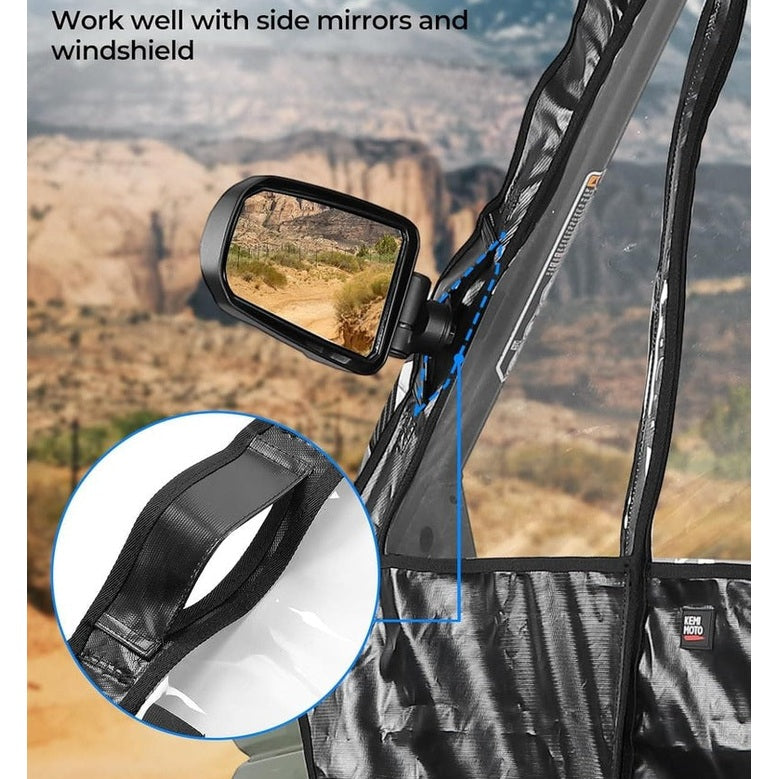 Kemimoto '19-'24 Polaris Ranger Crew XP 1000 UTV Cab Enclosure