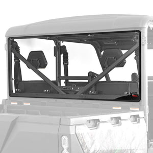 Kemimoto '19-'25 CFMoto UForce 1000 Clear 2-Sided Hard Coated Rear Windshield