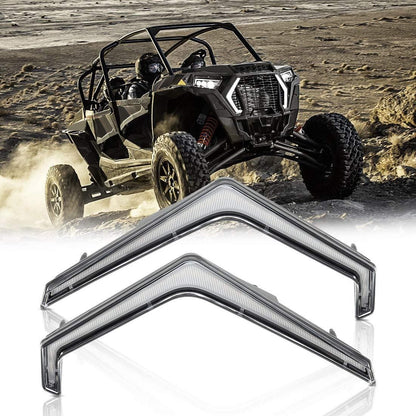 Kemimoto '19+ Polaris RZR XP 1000/ Turbo S UTV Front Turn Fang Light Set Fit