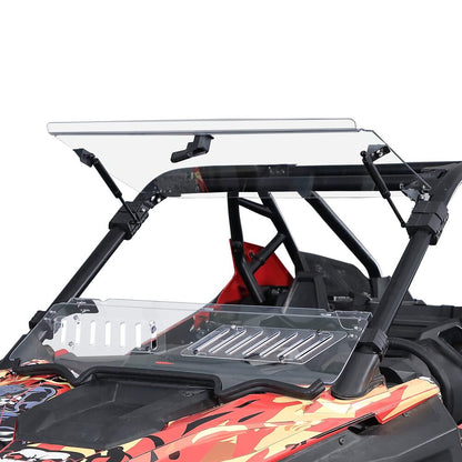 Kemimoto '20-'24 Polaris PRO XP/ PRO XP 4 3-in-1 Folding Half Windshield