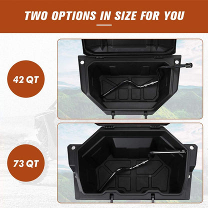 Kemimoto '20-'24 Polaris RZR Pro XP/4 73 QT Rear Storage Bed Box
