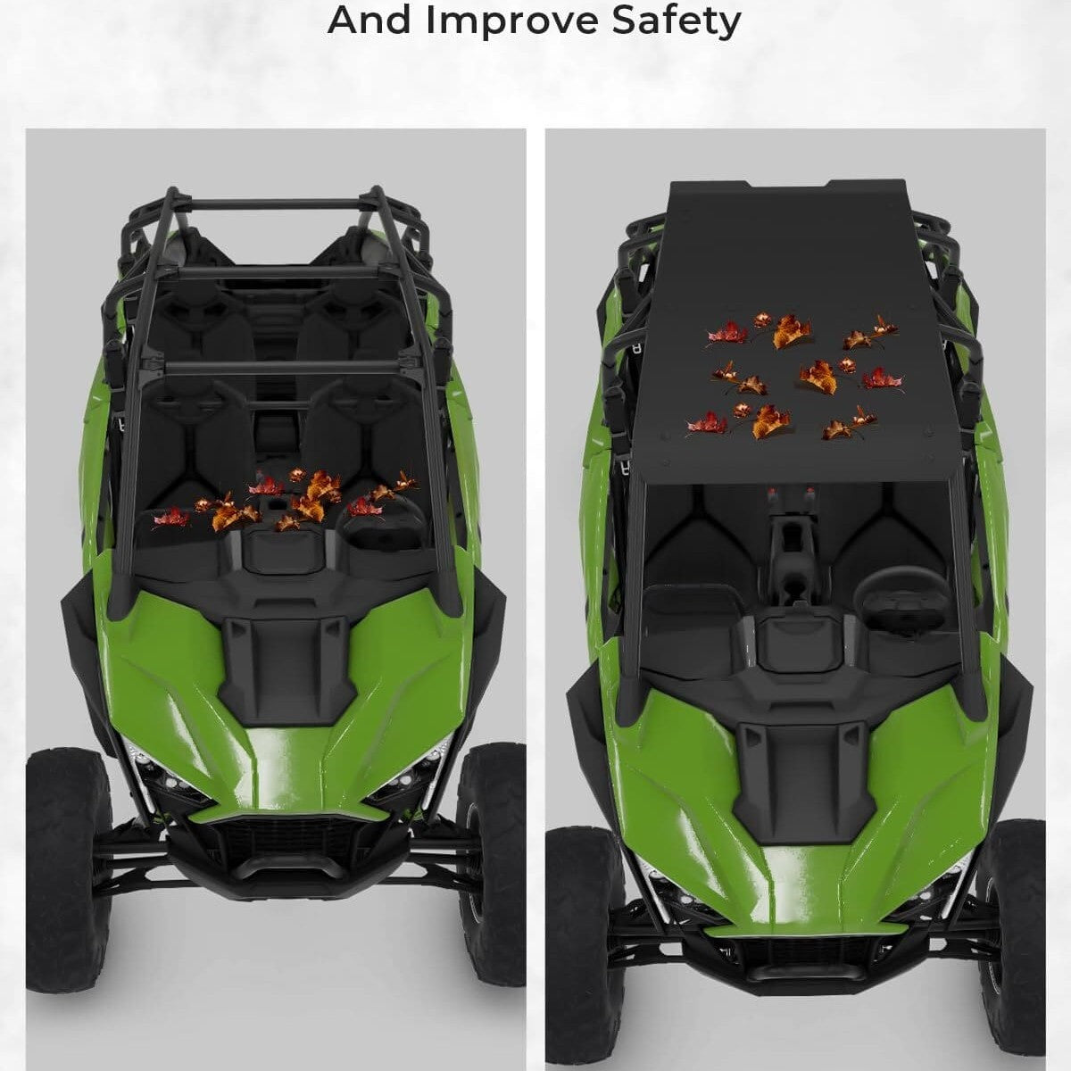 Kemimoto '20-'24 Polaris RZR Pro XP 4 Aluminum Roof