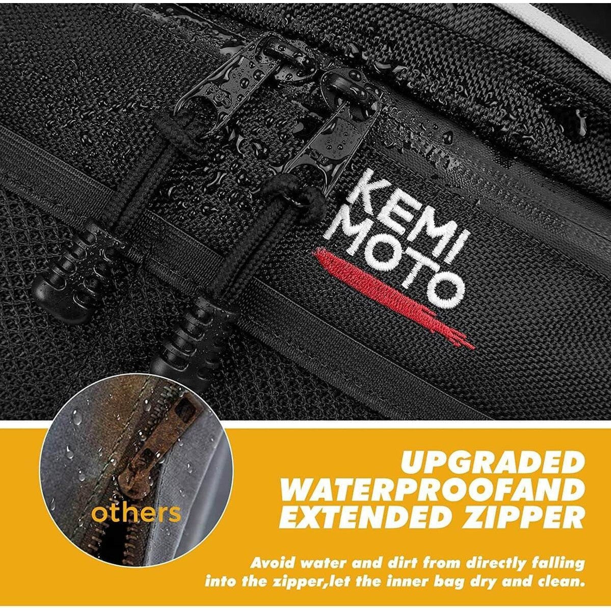 Kemimoto '20-'24 Polaris RZR Pro XP 4 Rear Door Bags