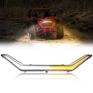 Kemimoto '20-'24 Polaris RZR Pro XP Front Accent Light Mustache