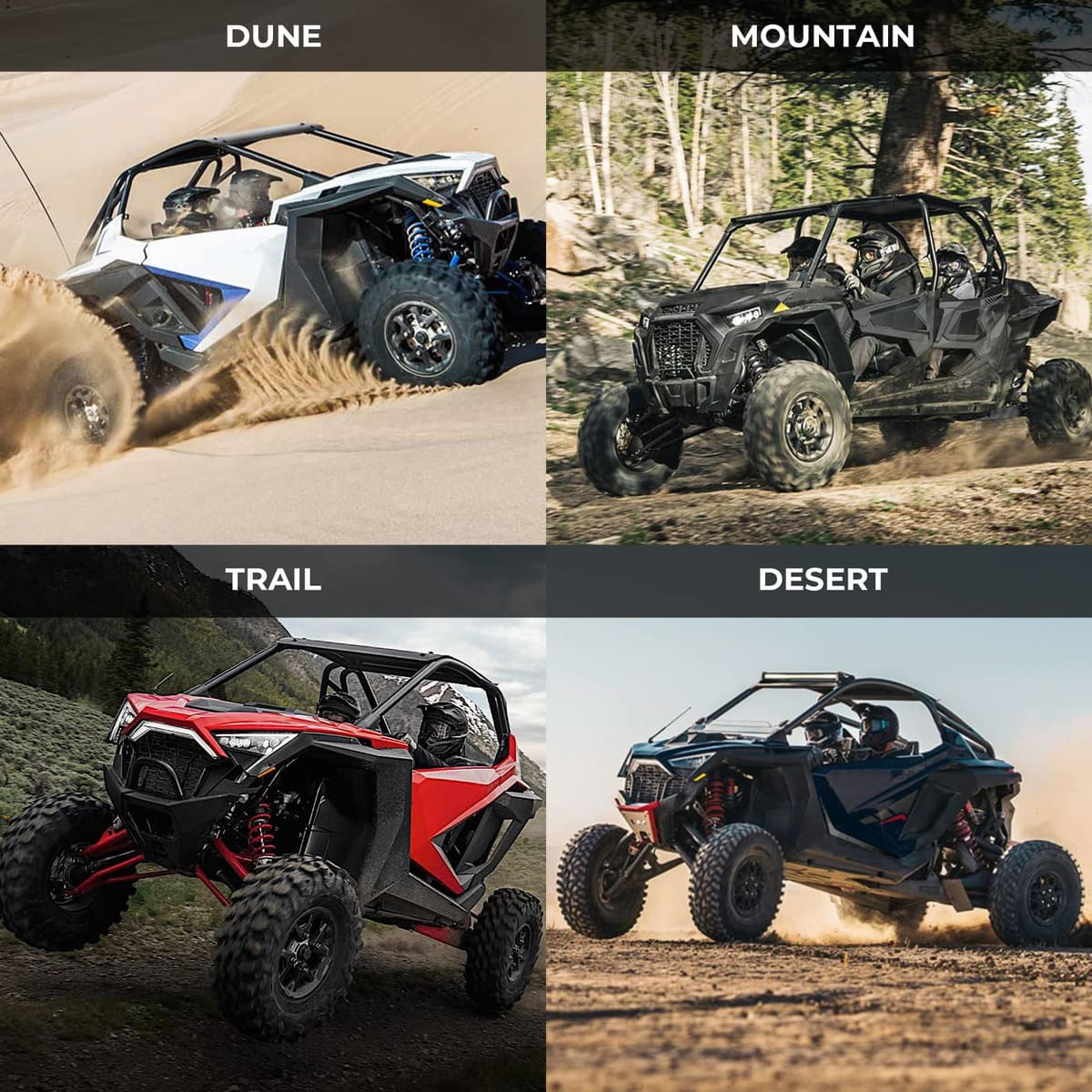 Kemimoto '20-'24 Polaris RZR Pro XP Lower Door Panels Insert Kit