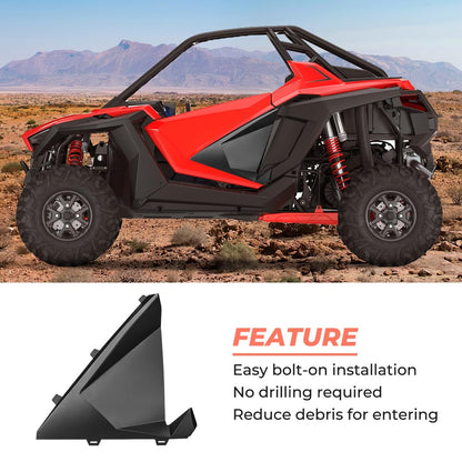 Kemimoto '20-'24 Polaris RZR PRO XP/R/Turbo R 2 Seater Door Inserts Lower Half Door