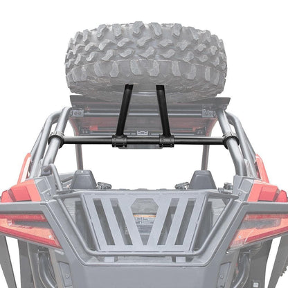 Kemimoto '20-'24 Polaris RZR PRO XP Soft Rear Window Net & Spare Tire Carrier