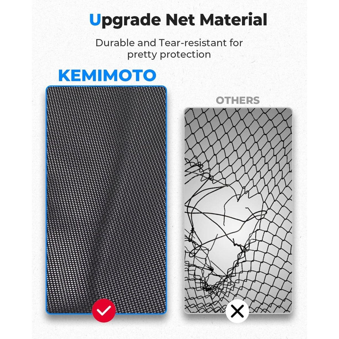 Kemimoto '20-'24 Tracker 800SX & Crew Rear Window Net