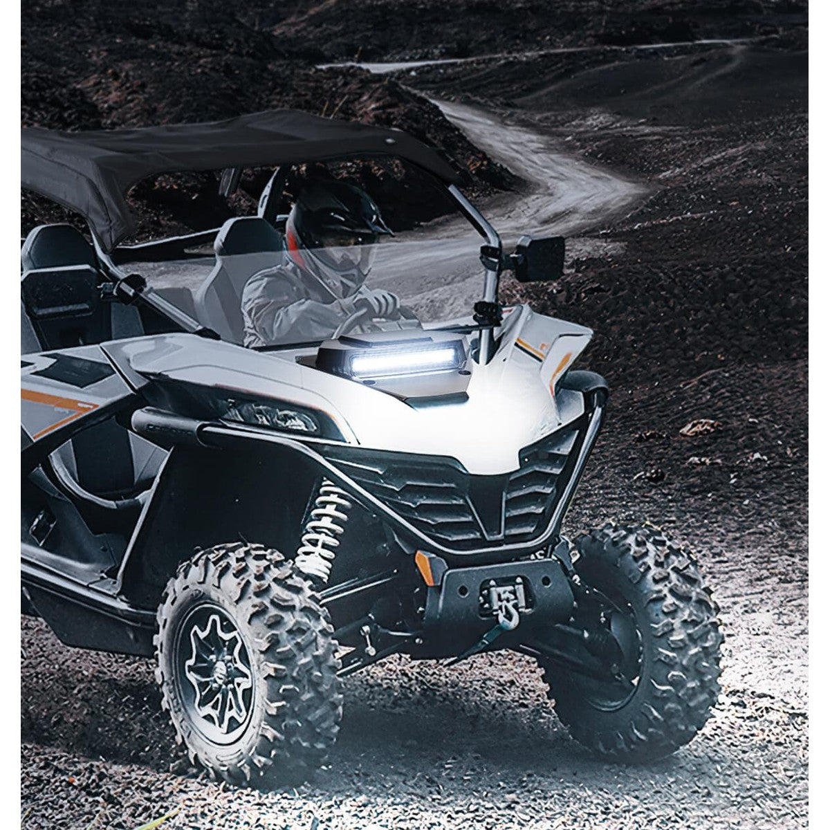 Kemimoto '20+ CF Moto ZForce 950 UTV Hood Scoop w/ Light