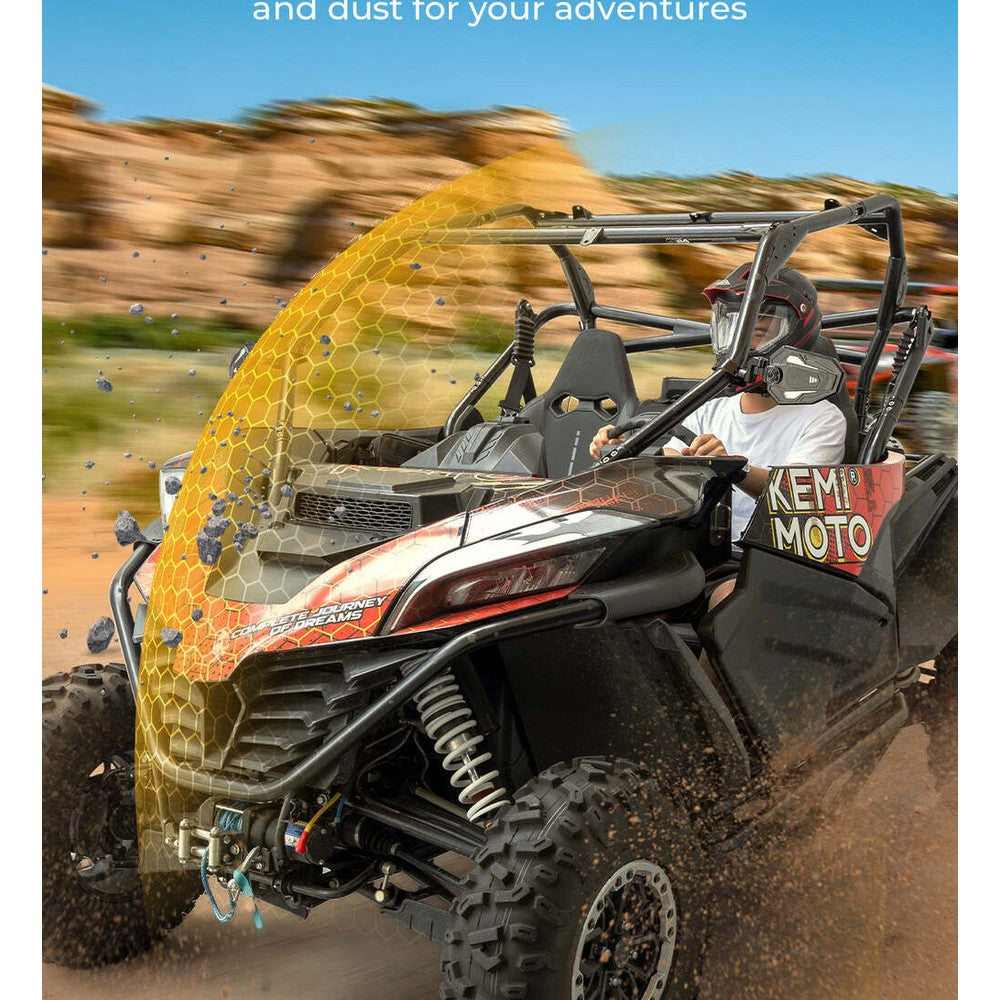 Kemimoto '20+ CF Moto ZForce 950 UTV Hood Scoop w/ Vented Mesh