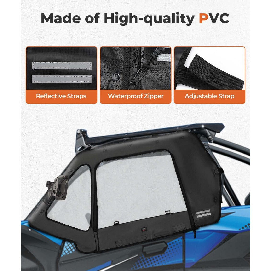 Kemimoto 2020+ Kawasaki Teryx 1000 Soft Upper Doors