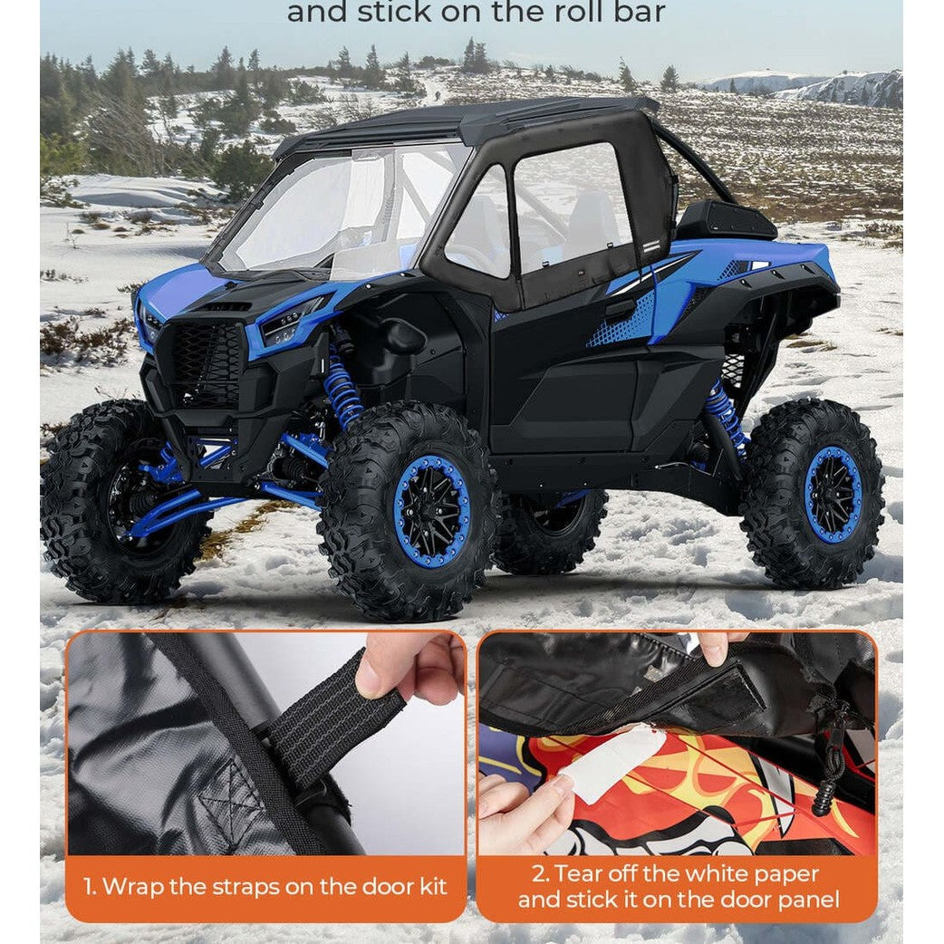 Kemimoto 2020+ Kawasaki Teryx 1000 Soft Upper Doors