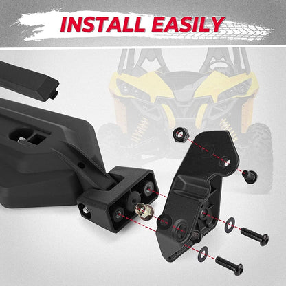 Kemimoto '21-'23 Can-Am Commander One Pair Side Mirrors