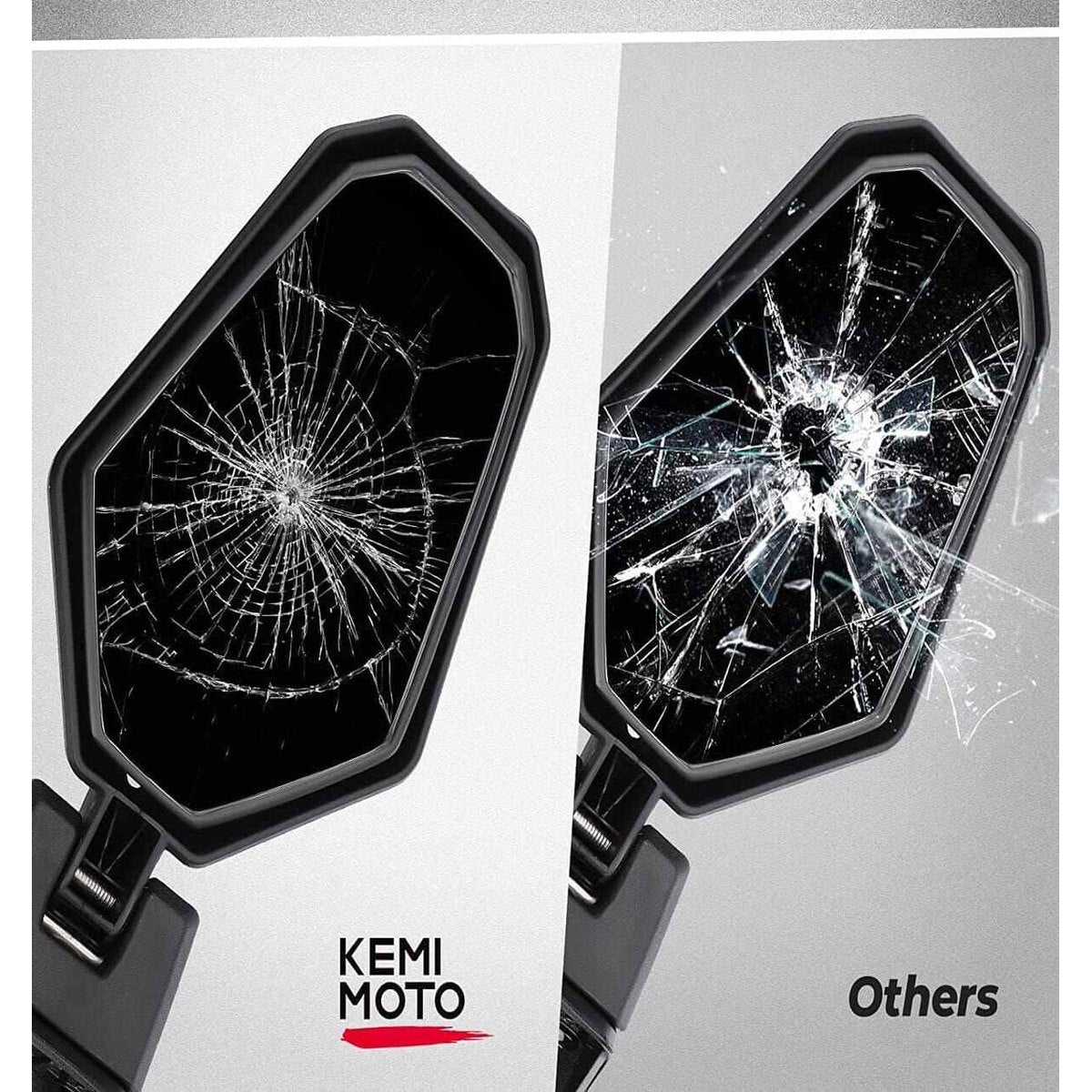 Kemimoto '21+ Can-Am Commander 700 & 1000R One Pair Side Mirrors