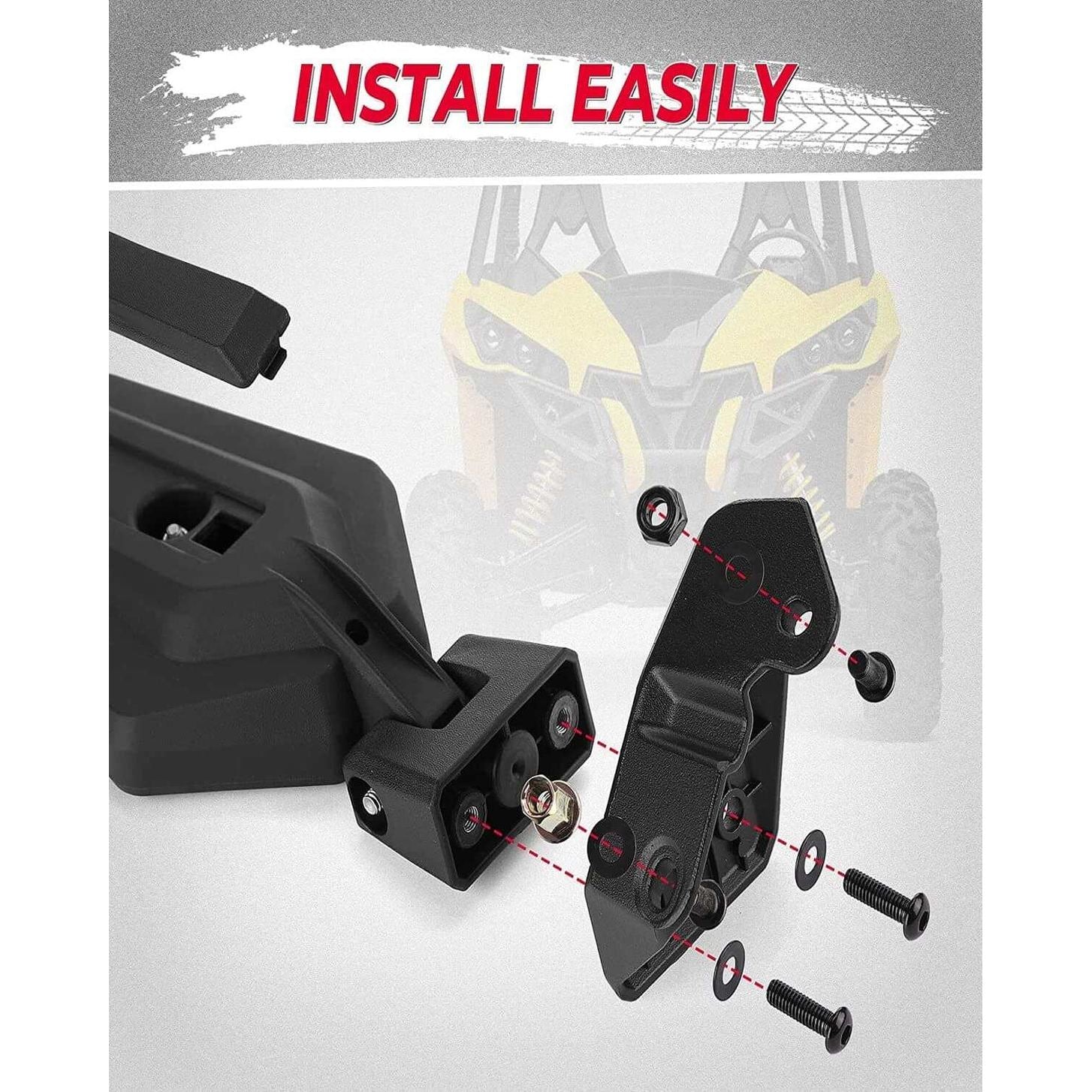 Kemimoto '21+ Can-Am Commander 700 & 1000R One Pair Side Mirrors