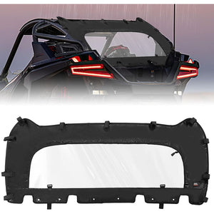 Kemimoto '22-'24 Polaris RZR Pro R Soft Rear Windshield