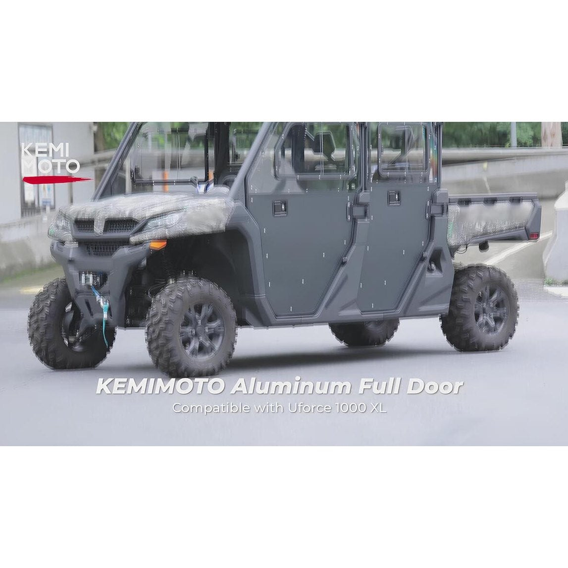Kemimoto '22+ CFMoto UForce 1000 XL Full Doors with Sliding Window