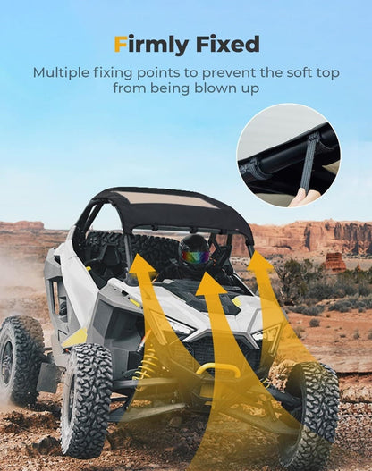 Kemimoto '22+ Polaris RZR PRO R Soft Canvas Roof