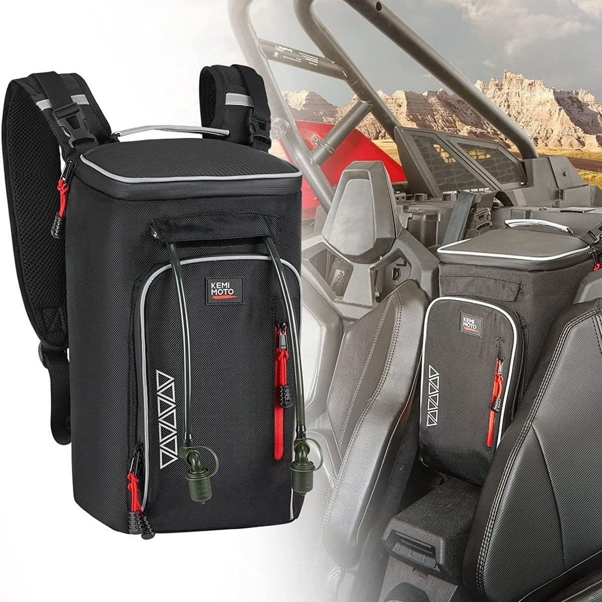 Kemimoto '22 Yamaha Wolverine RMAX 2 Center Shoulder Console Bag
