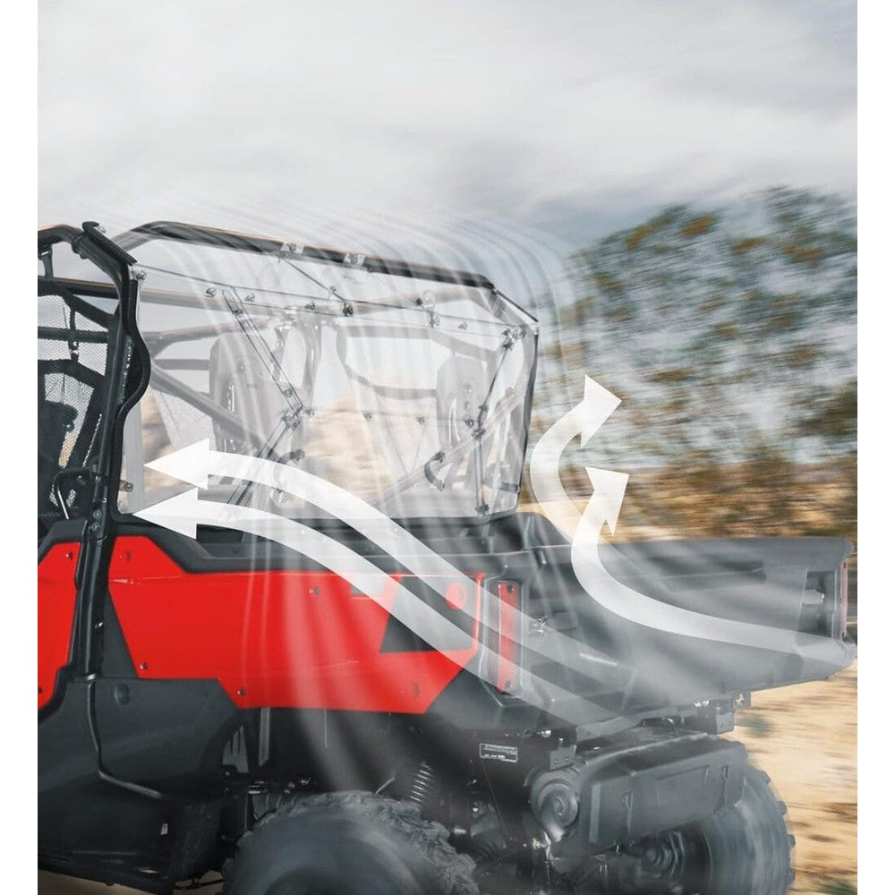 Kemimoto '23-'24 Honda Pioneer 1000-6 Rear Windshield