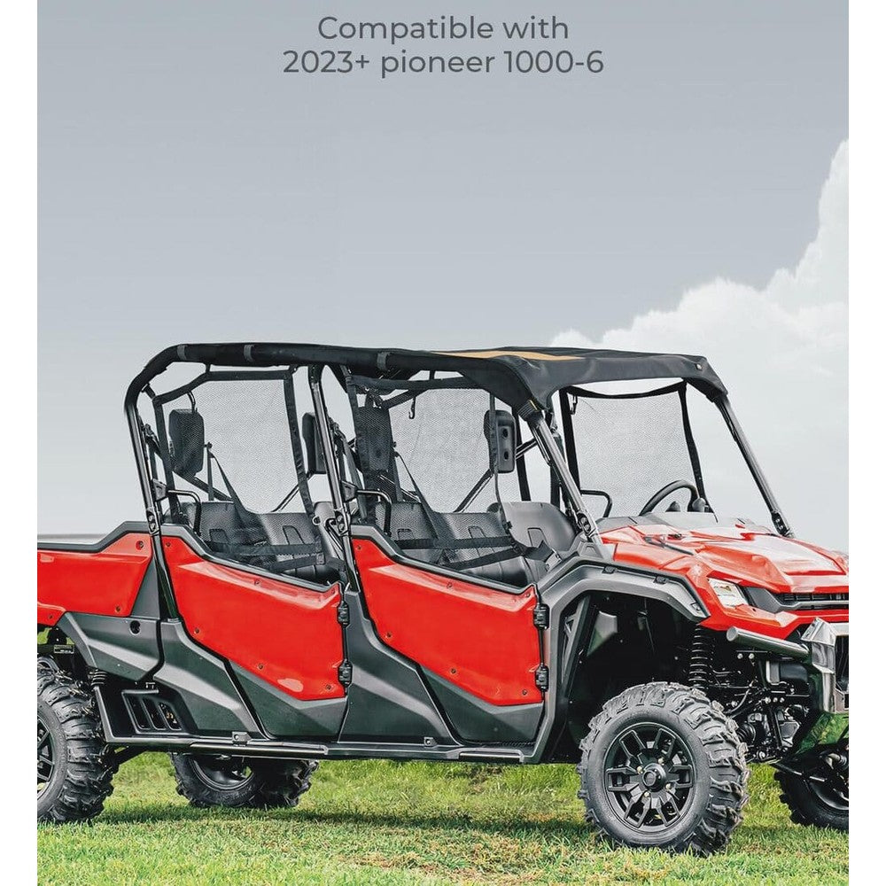 Kemimoto '23+ Honda Pioneer 1000-6 UTV Water Resistant Sunshade Canvas Roof