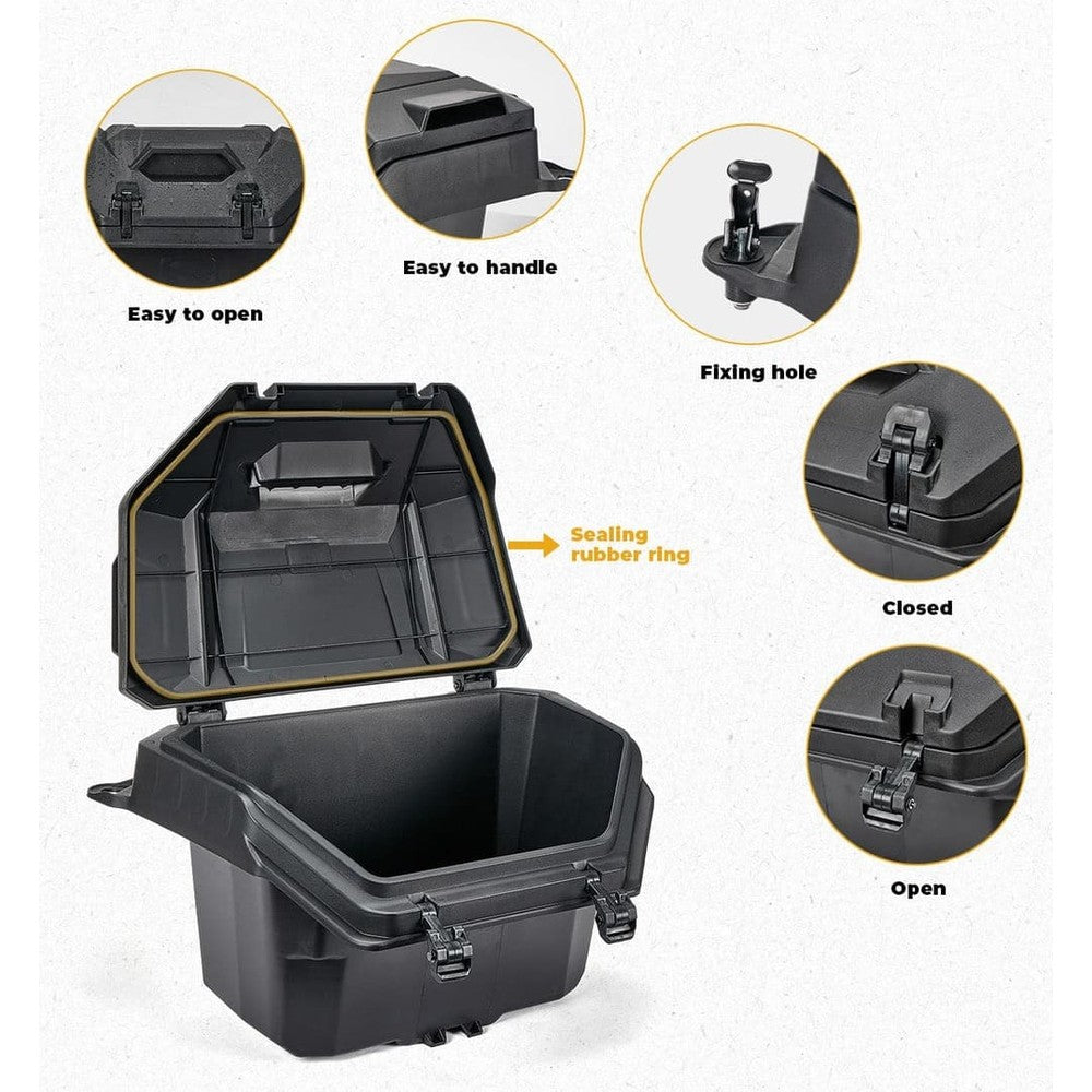 Kemimoto '24-'25 Polaris RZR XP 1000/4 1000 55QT Rear Cargo Box