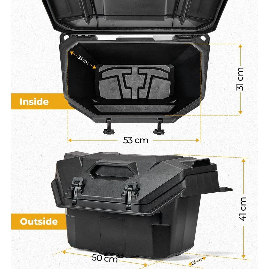 Kemimoto '24-'25 Polaris RZR XP 1000/4 1000 55QT Rear Cargo Box
