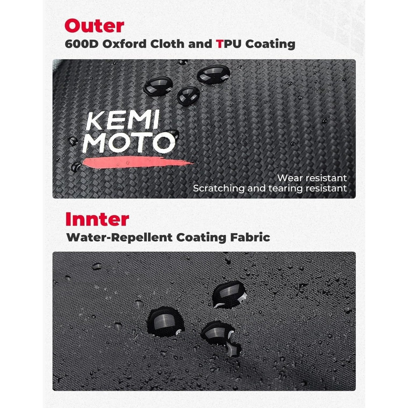 Kemimoto '24-'25 Polaris RZR XP 1000/4 1000 UTV Storage Bags Side Tool Bags