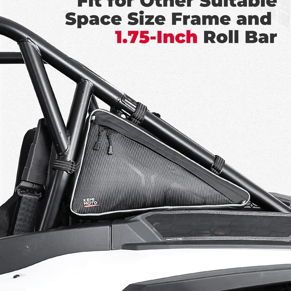 Kemimoto '24-'25 Polaris RZR XP 1000/4 1000 UTV Storage Bags Side Tool Bags