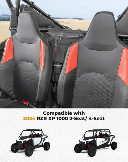 Kemimoto '24-'25 Polaris RZR XP 1000/ 4 Center Storage Bag with Cup holder