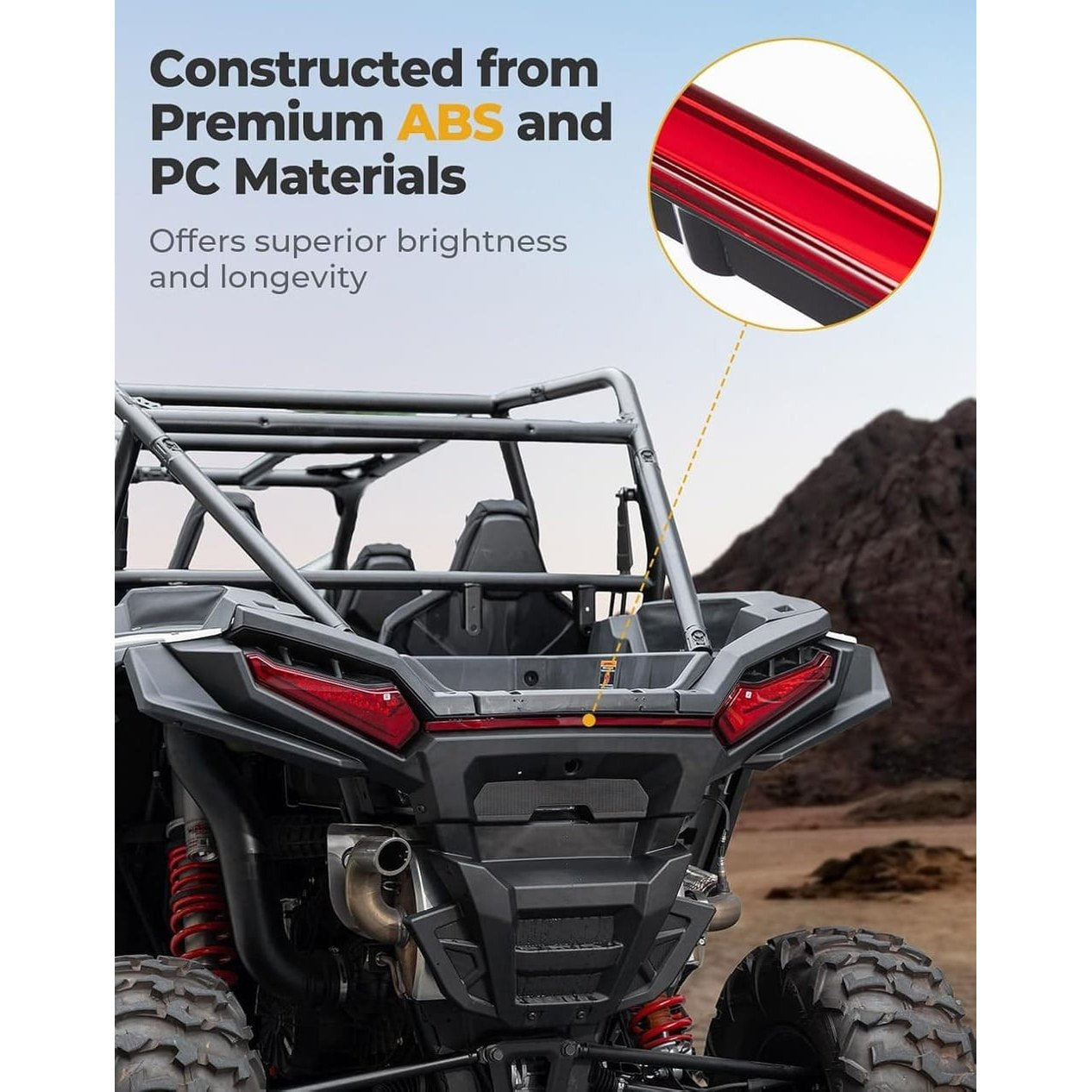 Kemimoto '24-'25 Polaris RZR XP 1000/4 Tail Lights