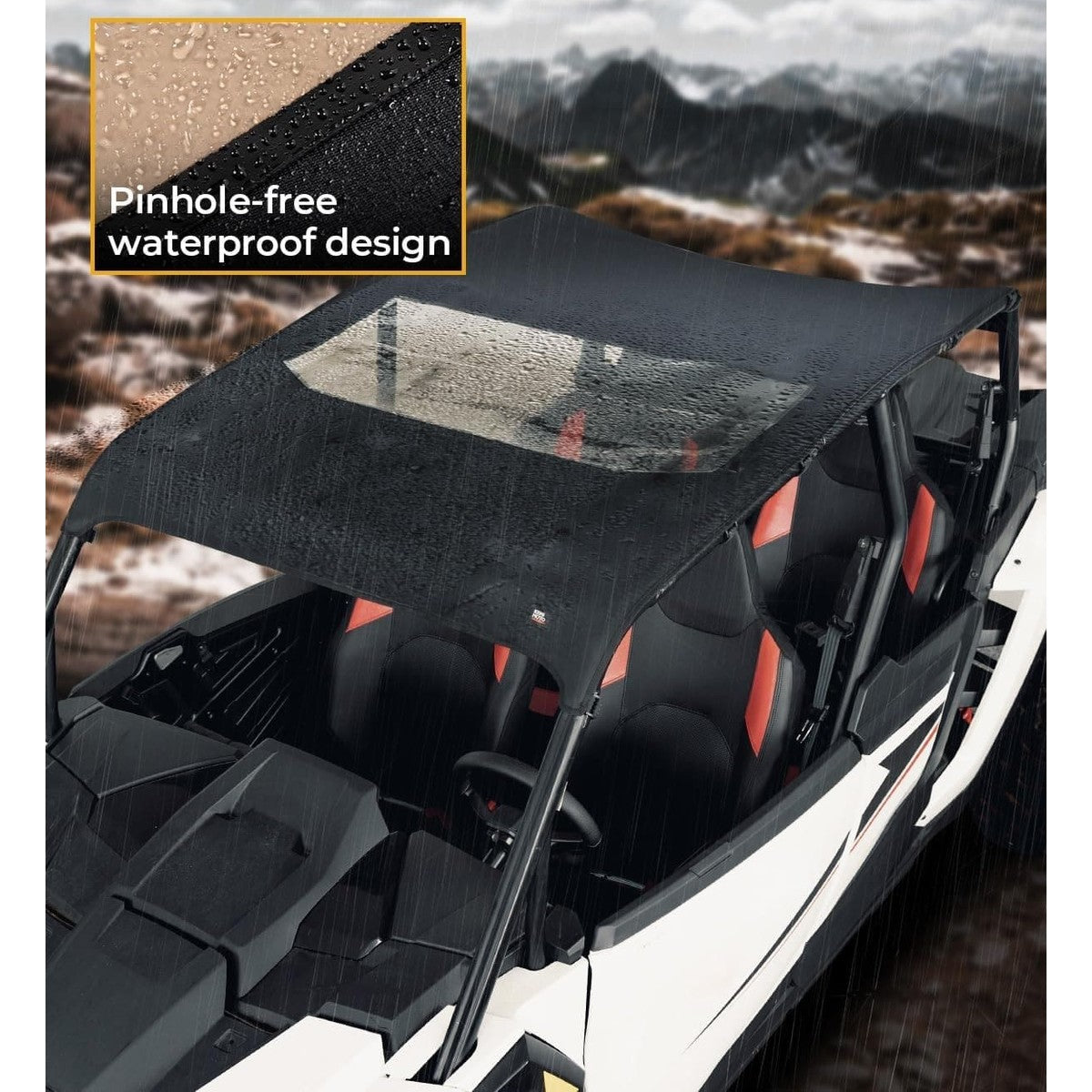 Kemimoto '24-'25 Polaris RZR XP 4 1000 PVC Soft Roof Top
