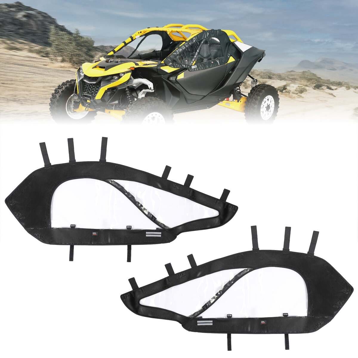 Kemimoto '24 Can-Am Maverick R Soft Upper Doors