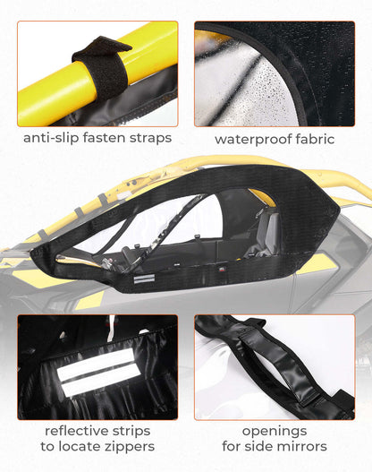 Kemimoto "24 Can-Am Maverick R Soft Upper Doors