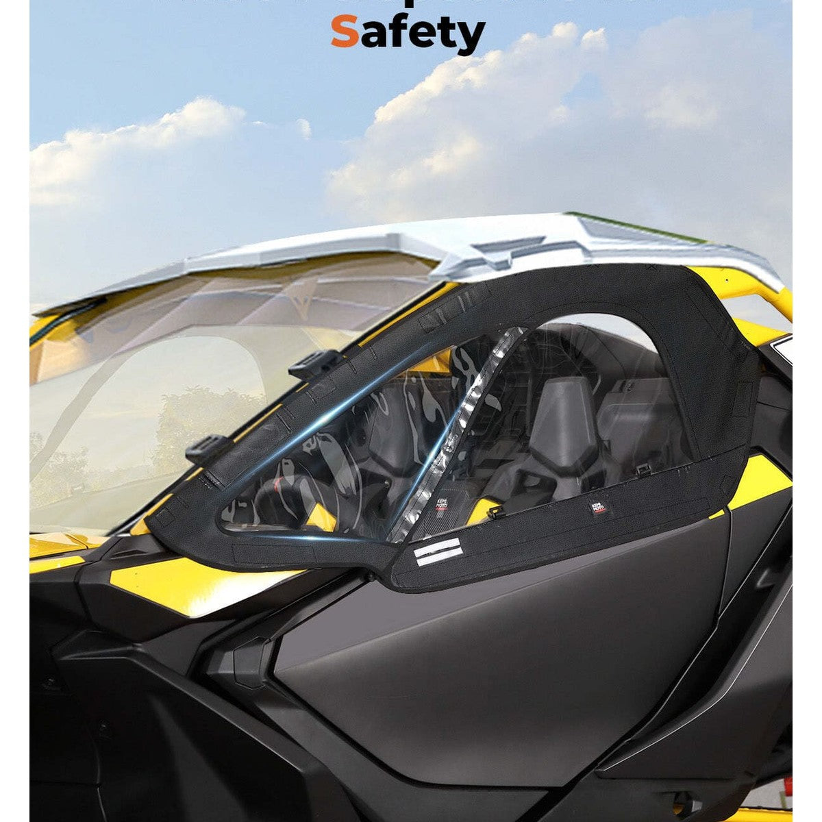 Kemimoto '24 Can-Am Maverick R Soft Upper Doors
