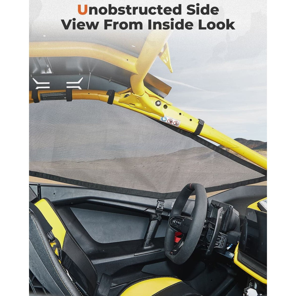 Kemimoto '24+ Can-Am Maverick R Window Nets