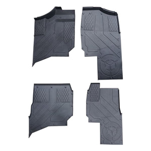 Kemimoto '24+ Polaris Ranger XD 1500 CREW 4 Pcs TPE Floor Anti-Slip Mats
