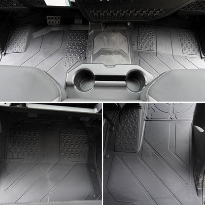 Kemimoto '24+ Polaris Ranger XD 1500 CREW 4 Pcs TPE Floor Anti-Slip Mats