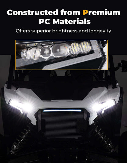 Kemimoto '24 Polaris RZR XP 1000/4 1000 LED Headlight