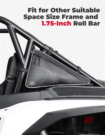 Kemimoto '24+ Polaris RZR XP 1000/4 1000 UTV Storage Bags Side Tool Bags