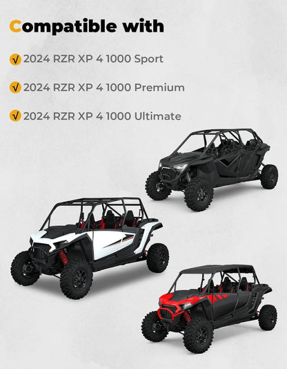 Kemimoto '24+ Polaris RZR XP 4 1000 PVC Soft Roof Top