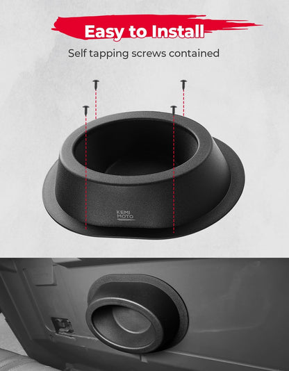 Kemimoto 2PCS UTV Universial Speaker Pods for 6.5" Speakers