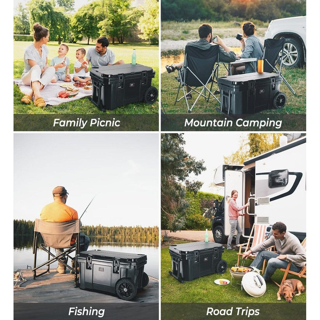 Kemimoto 45 Qt Portable Cooler with Wheels